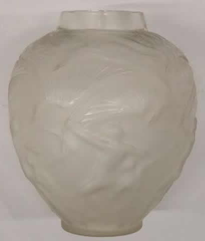 R. Lalique Archers Vase
