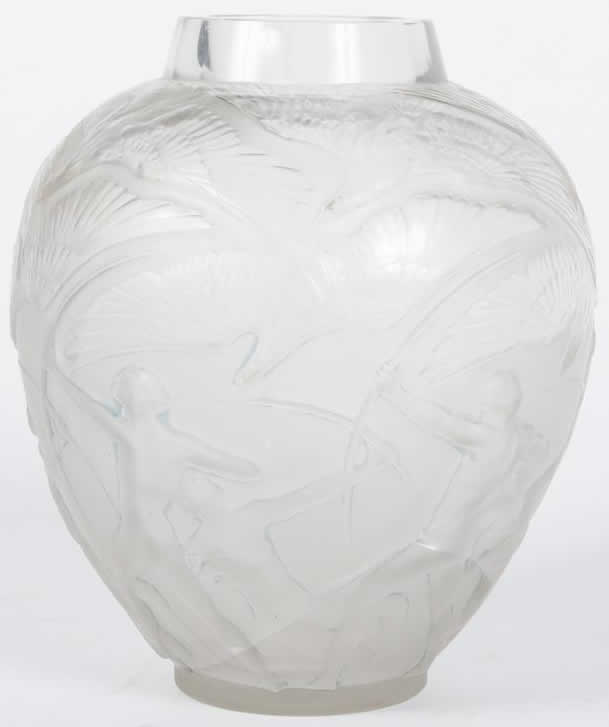 R. Lalique Archers Vase