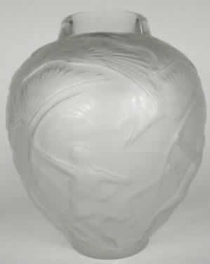 R. Lalique Archers Vase