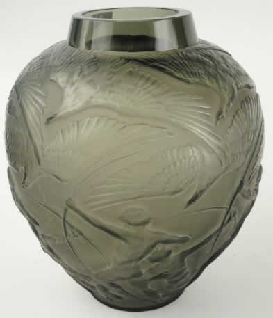 R. Lalique Archers Vase