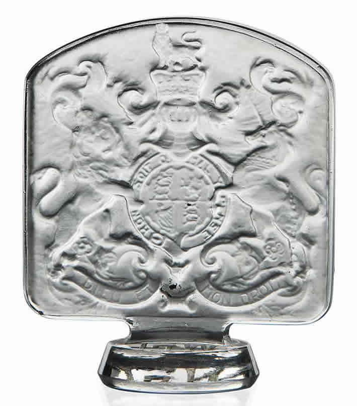 R. Lalique Armes D'Angleterre Cachet