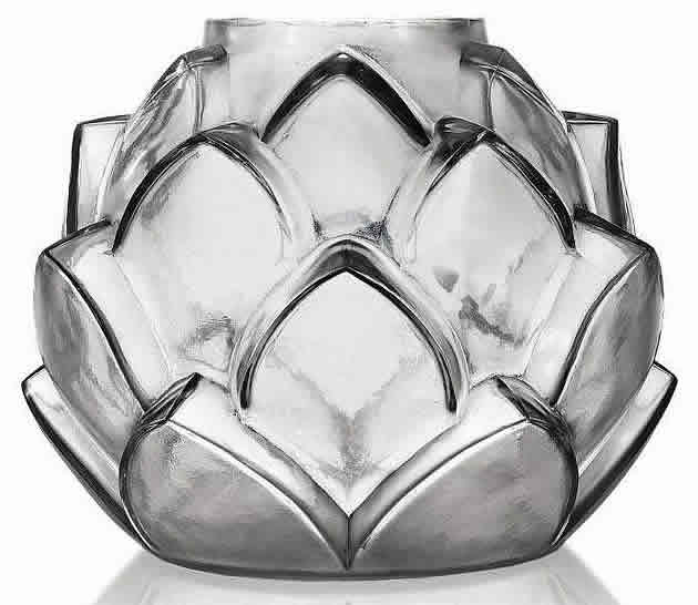 R. Lalique Armorique Vase