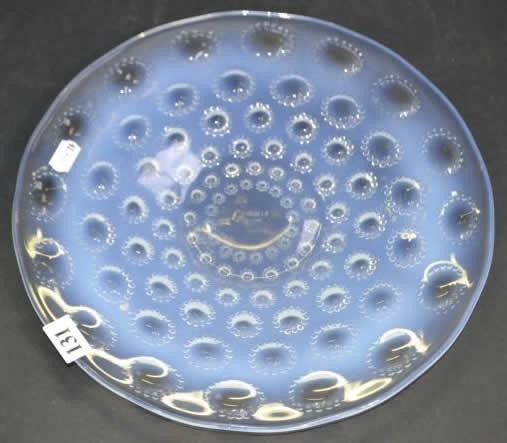 R. Lalique Asters Plate