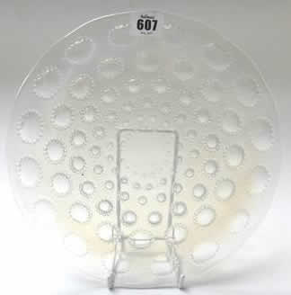 R. Lalique Asters Plate