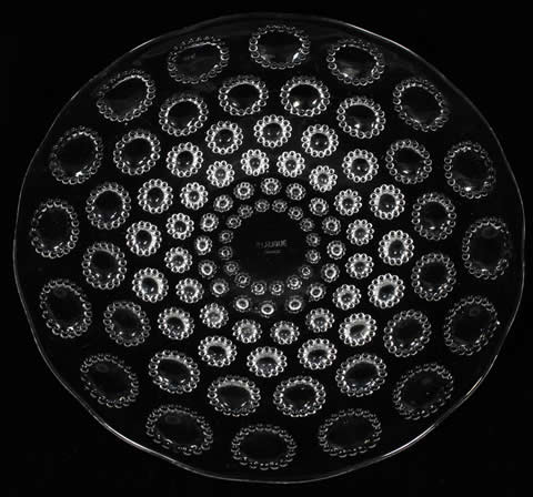 R. Lalique Asters Plate