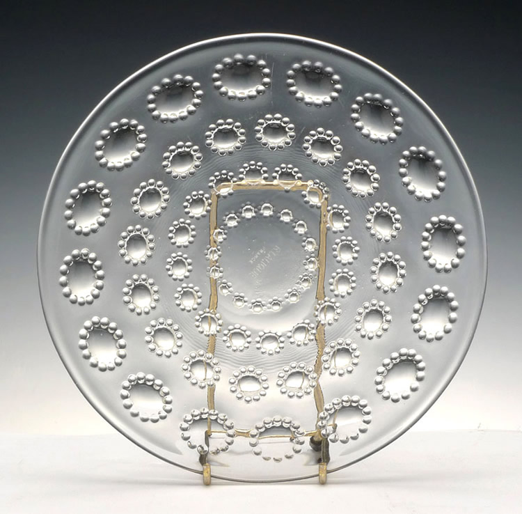 Rene Lalique Asters Plate 