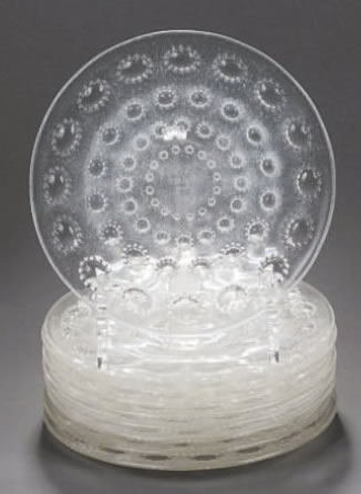 Rene Lalique Asters Plate 