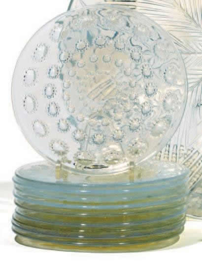 Rene Lalique Asters Plate 