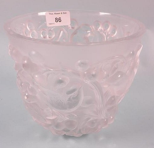 R. Lalique Avallon Vase