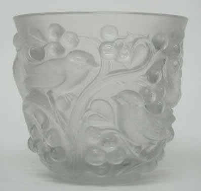 R. Lalique Avallon Vase