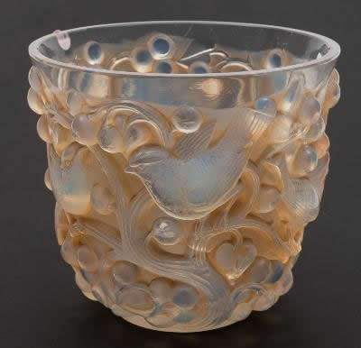 R. Lalique Avallon Vase