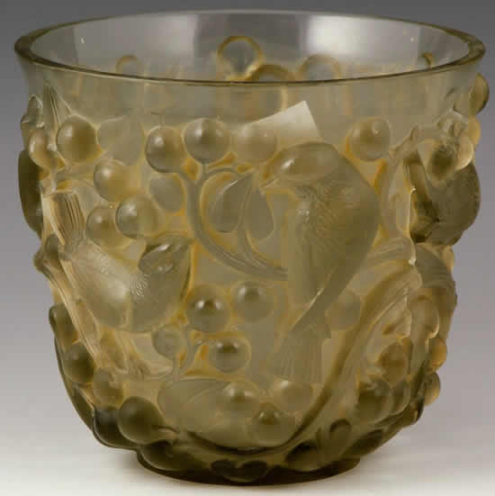 R. Lalique Avallon Vase