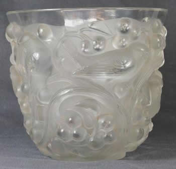 R. Lalique Avallon Vase