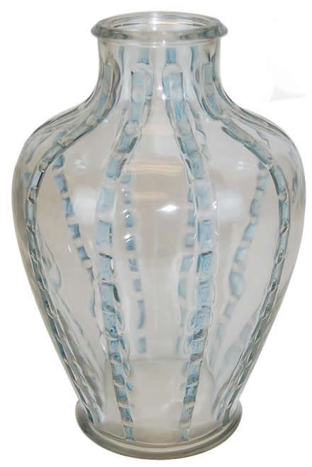 R. Lalique Bandes De Roses Vase