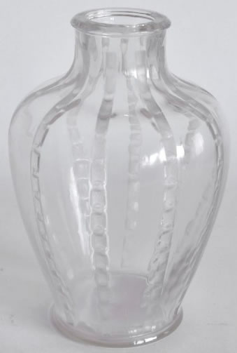 R. Lalique Bandes De Roses Vase