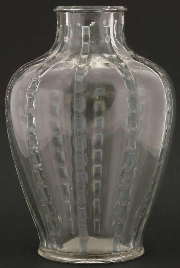 R. Lalique Bandes De Roses Vase
