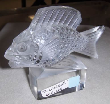 R. Lalique Barbillon Paperweight