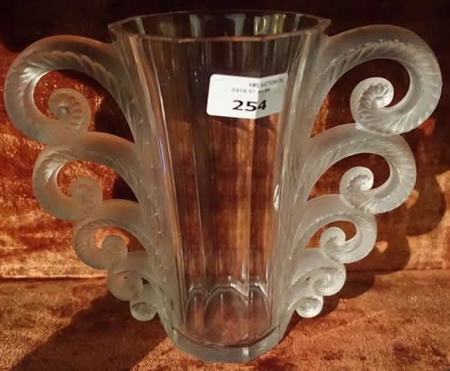 R. Lalique Beauvais Vase