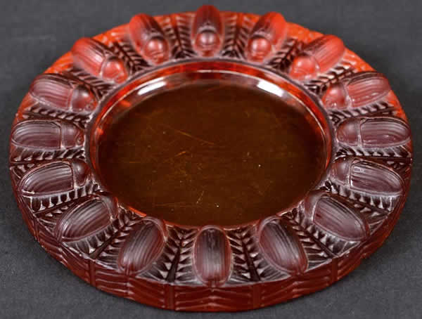 R. Lalique Beetles Ashtray