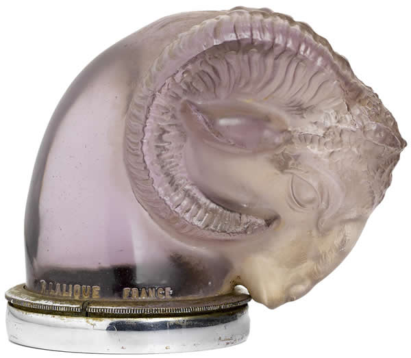 R. Lalique Belier Car Mascot