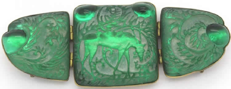 R. Lalique Biches Brooch