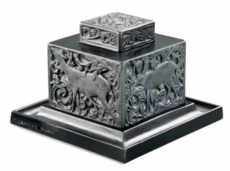 R. Lalique Biches Inkwell