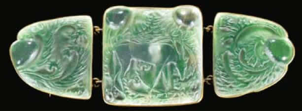 R. Lalique Biches Brooch