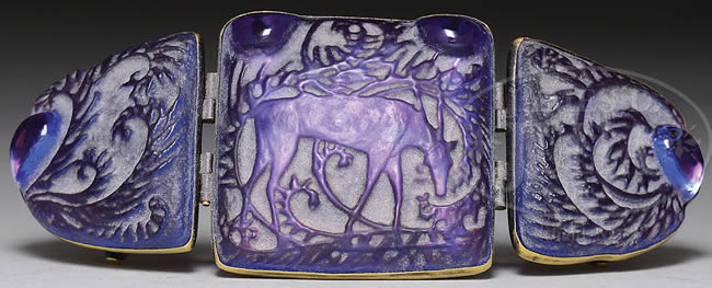 Rene Lalique Biches Brooch