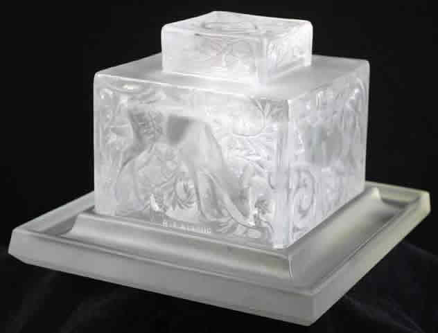 R. Lalique Biches Inkwell