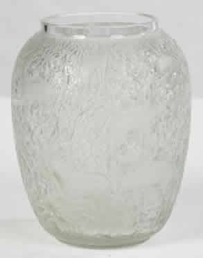 R. Lalique Biches Vase