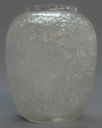 R. Lalique Biches Vase