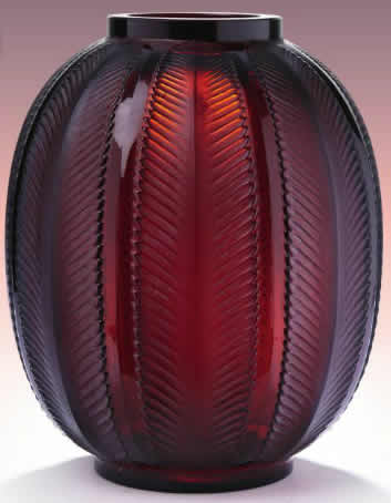 R. Lalique Biskra Vase