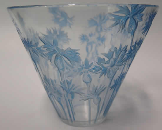 R. Lalique Bluets Vase