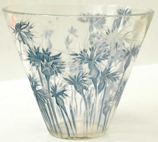 R. Lalique Bluets Vase