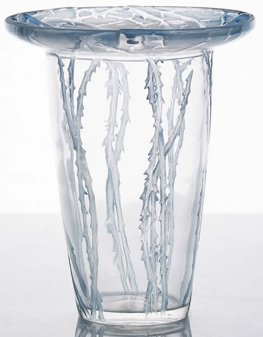 R. Lalique Bordure Epines Vase