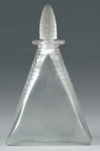 Rene Lalique Bordures Feuilles Perfume Bottle