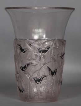 R. Lalique Borneo Vase