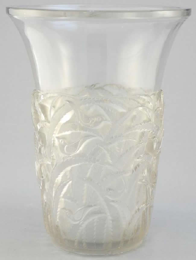R. Lalique Borneo Vase