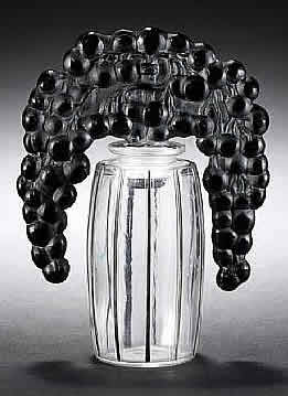 R. Lalique Bouchon Cassis Perfume Bottle