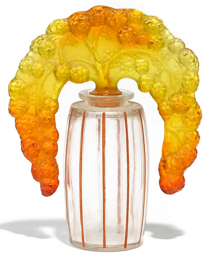 R. Lalique Bouchon Mures Perfume Bottle