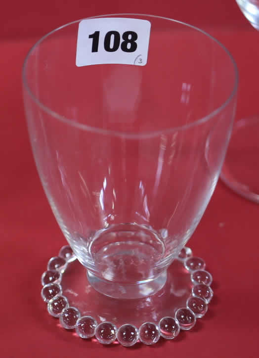 Rene Lalique Boules Water Glass 
