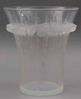 R. Lalique Boulouris Vase