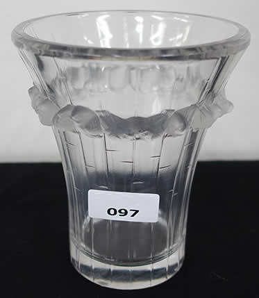 R. Lalique Boulouris Vase