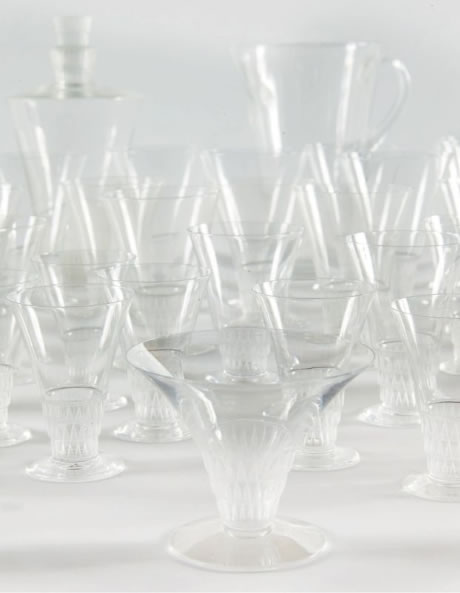 R. Lalique Bourgueil Tableware