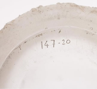 R. Lalique Branches Et Graines Cire Perdue Bowl