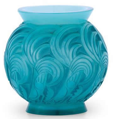 R. Lalique Bresse Vase
