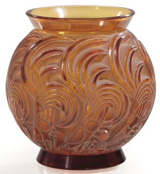 R. Lalique Bresse Vase