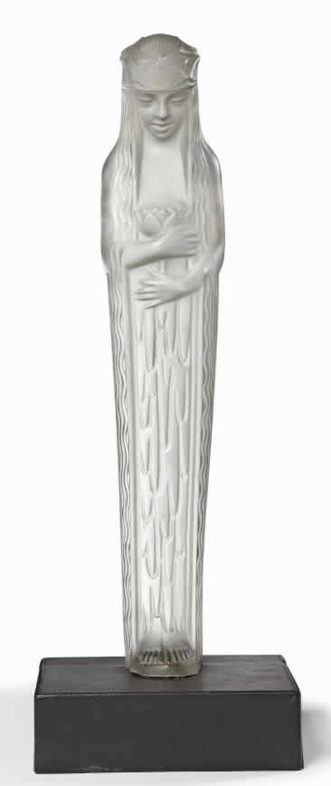 R. Lalique Source De La Fontaine Calliope Statue