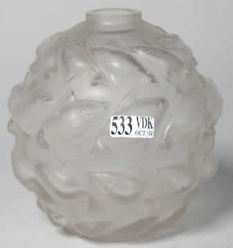 R. Lalique Camaret Vase