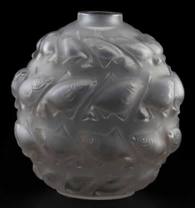 R. Lalique Camaret Vase